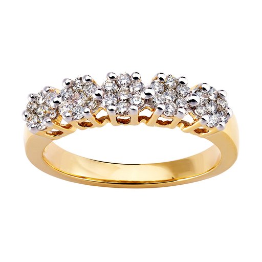 Diamantring i 18K guld Diamantring i 18K guld