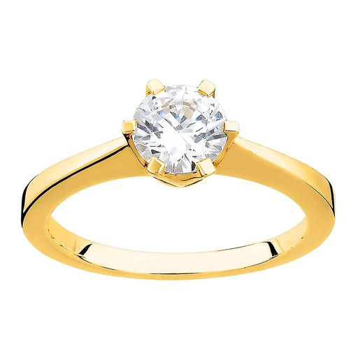 Diamantring i 18K guld Diamantring i 18K guld
