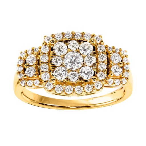 Diamantring i 18K guld Diamantring i 18K guld