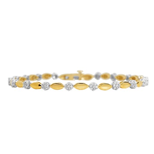 Diamantarmband i 18K guld Diamantarmband i 18K guld