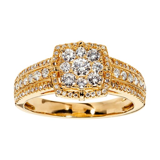 Diamantring i 18K guld Diamantring i 18K guld
