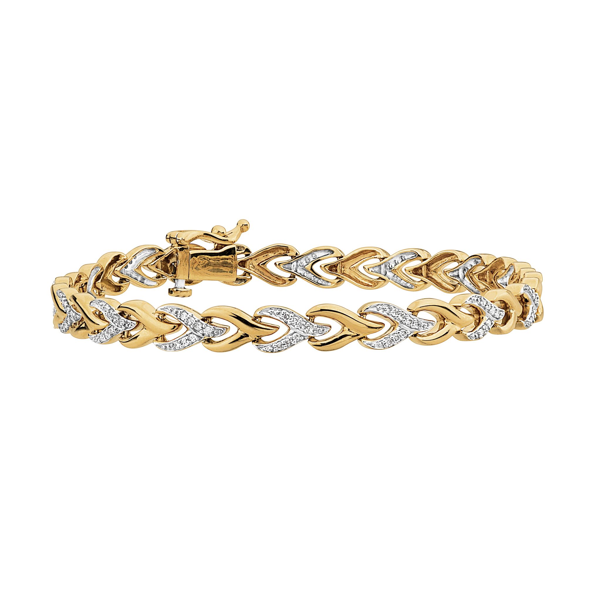 Diamantarmband i 18K guld