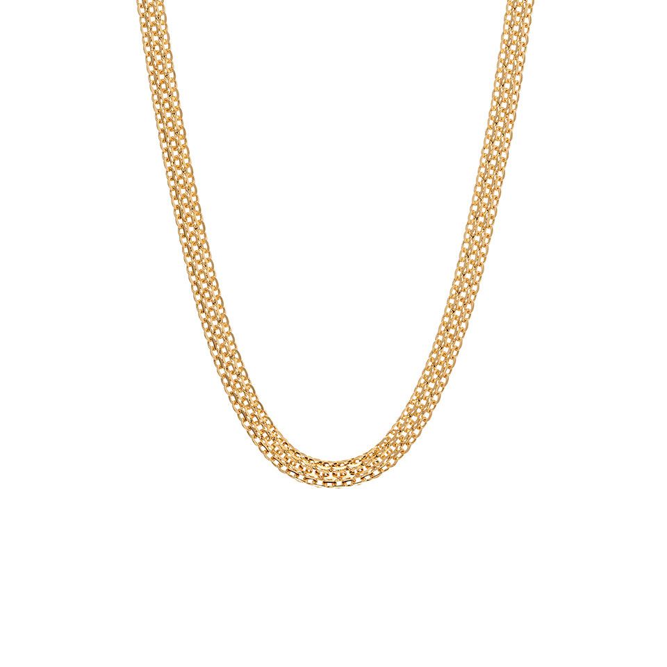Halsband i 18K guld 45 cm