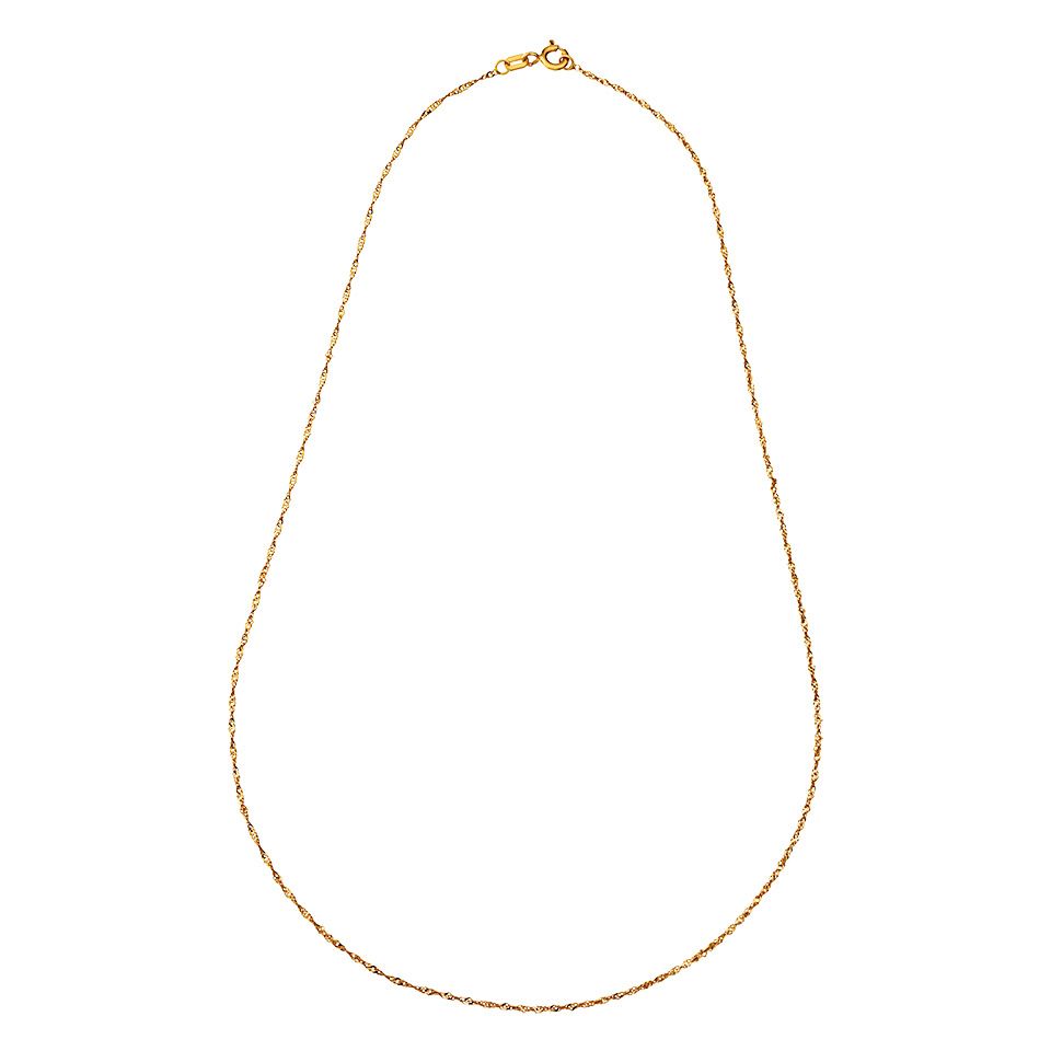 Kedja i 18K guld 38 cm