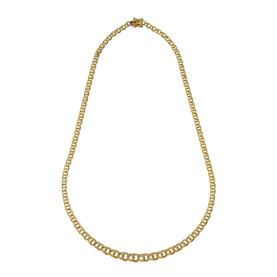 Halsband i 18K guld 42cm