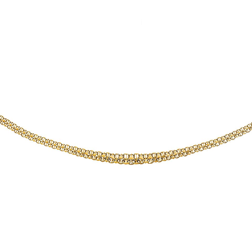 Halsband i 18K guld 45cm