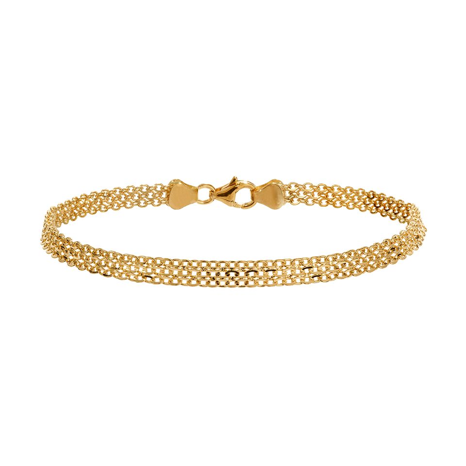 Armband i 18K guld 19cm