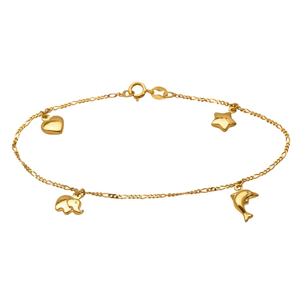 Armband i 18K guld 16cm