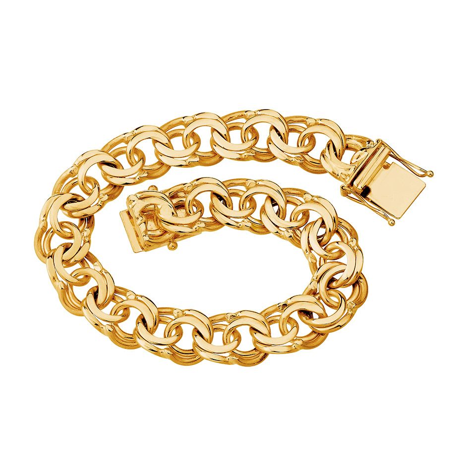 Armband i 18K guld 19cm