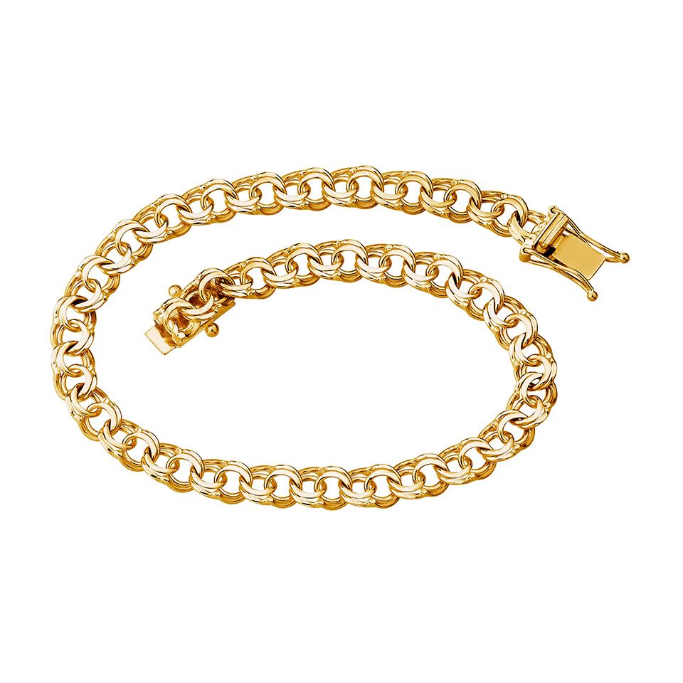 Armband i 18K guld 20cm