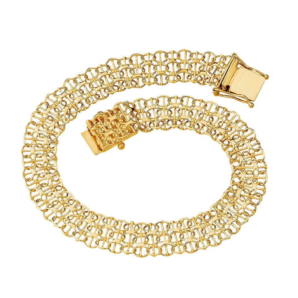 Armband i 18K guld 19cm