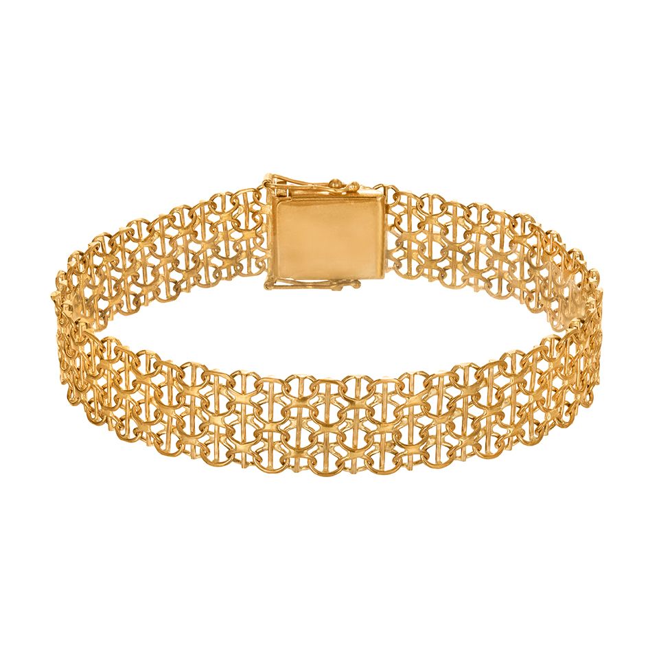 Armband i 18K guld 19cm