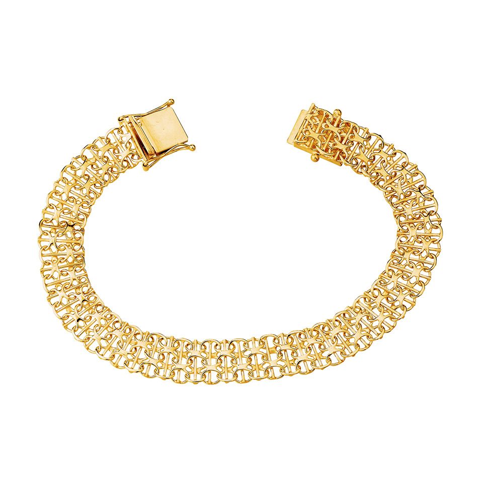 Armband i 18K guld 19cm