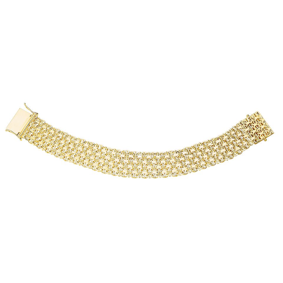 Armband i 18K guld 19cm