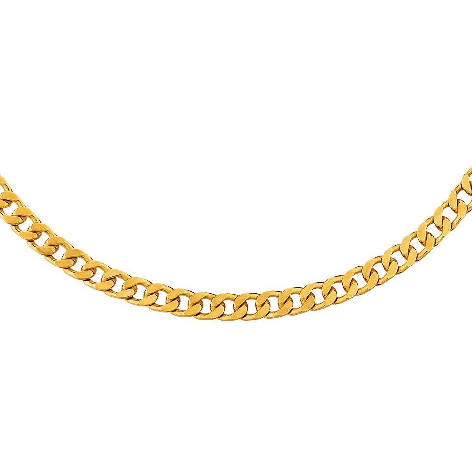 Pansarlänk i 18K guld 55 cm