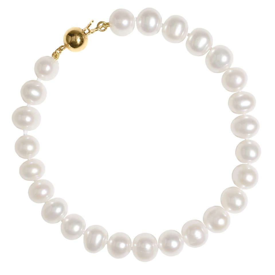 Pärlarmband 18K guld