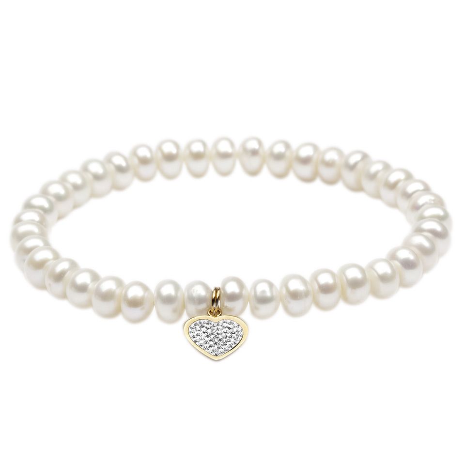 Pärlarmband 18K guld