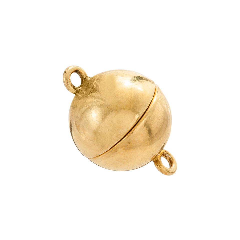 Pärllås i förgyllt äkta silver 196072