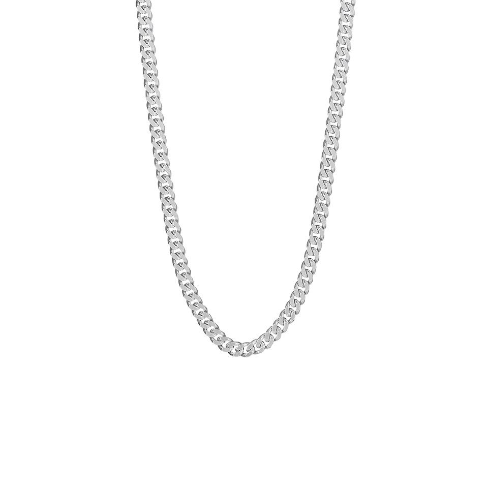 Pansarkedja i äkta silver 42