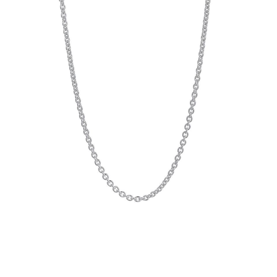 Kedja i &auml;kta silver