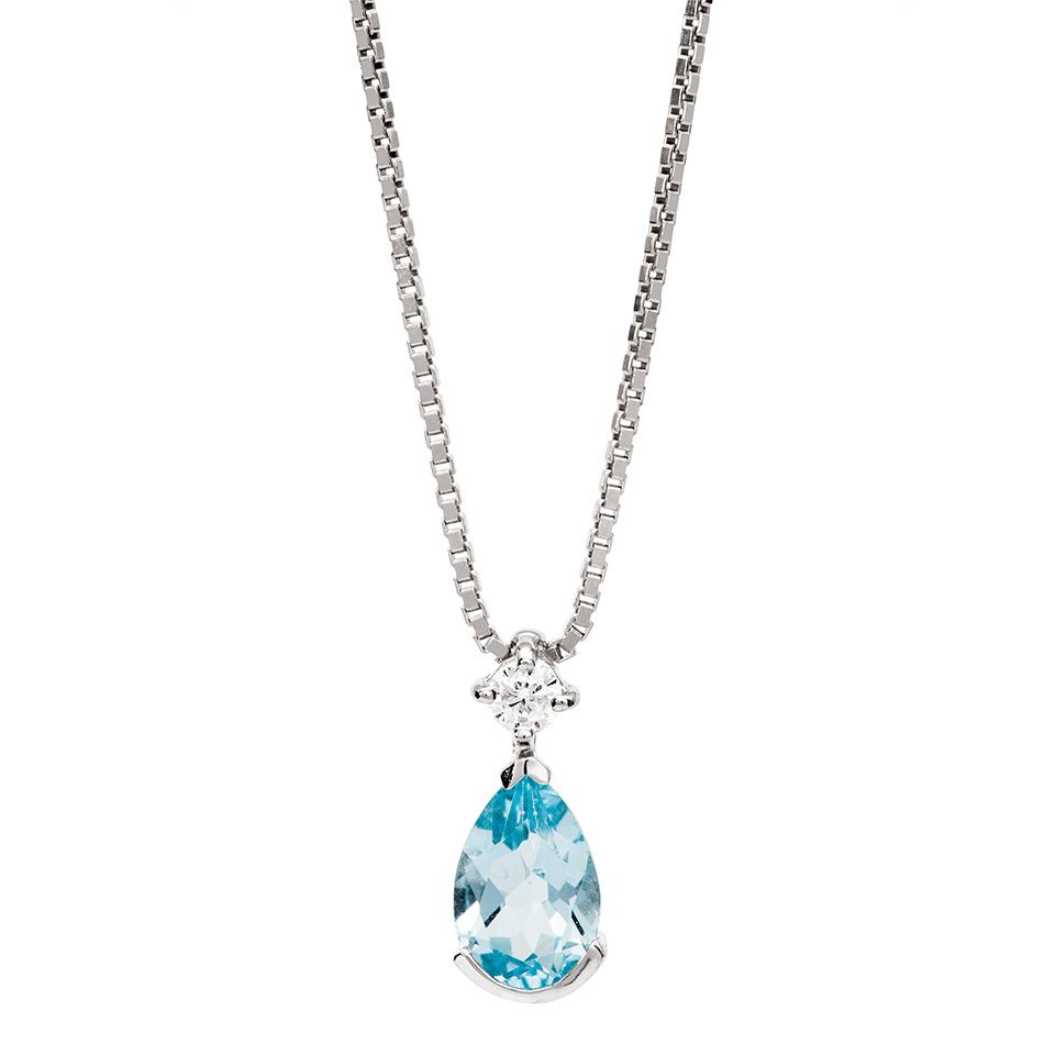 Halsband i &auml;kta silver