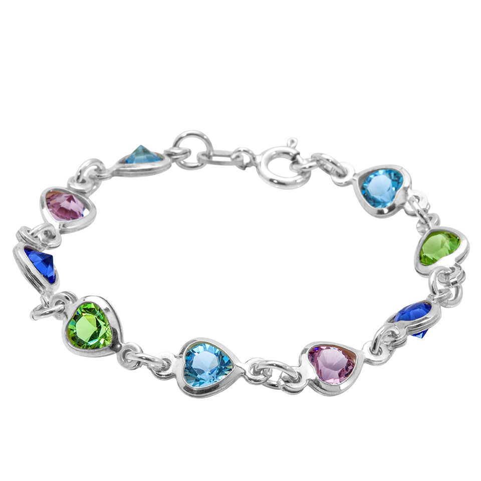 Armband i &auml;kta silver