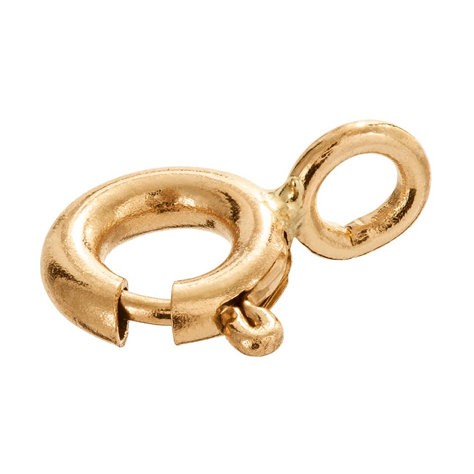 Springring styck i 18K guld