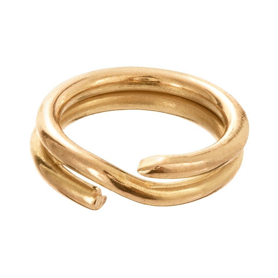 Spaltring styck i 18K guld