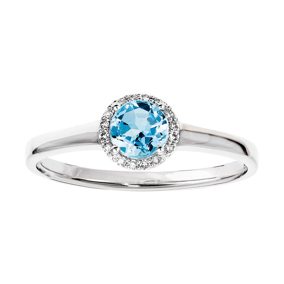 Diamantring i 18K guld, 15.0
