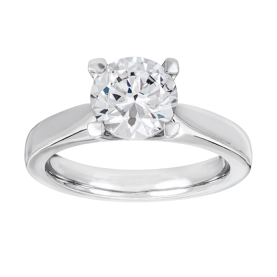 Diamantring i 18K guld, 16.5