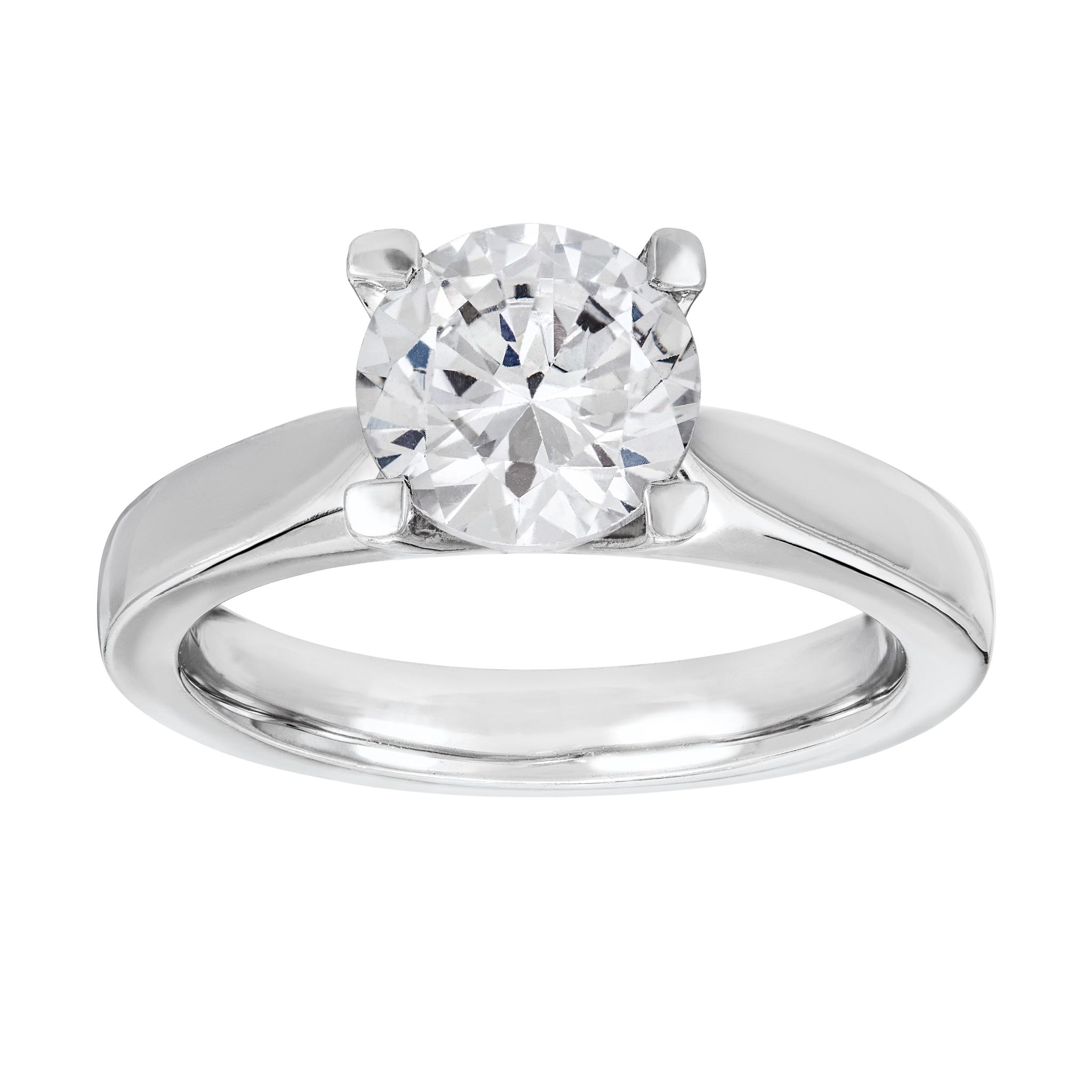 Diamantring i 18K guld, 18.0