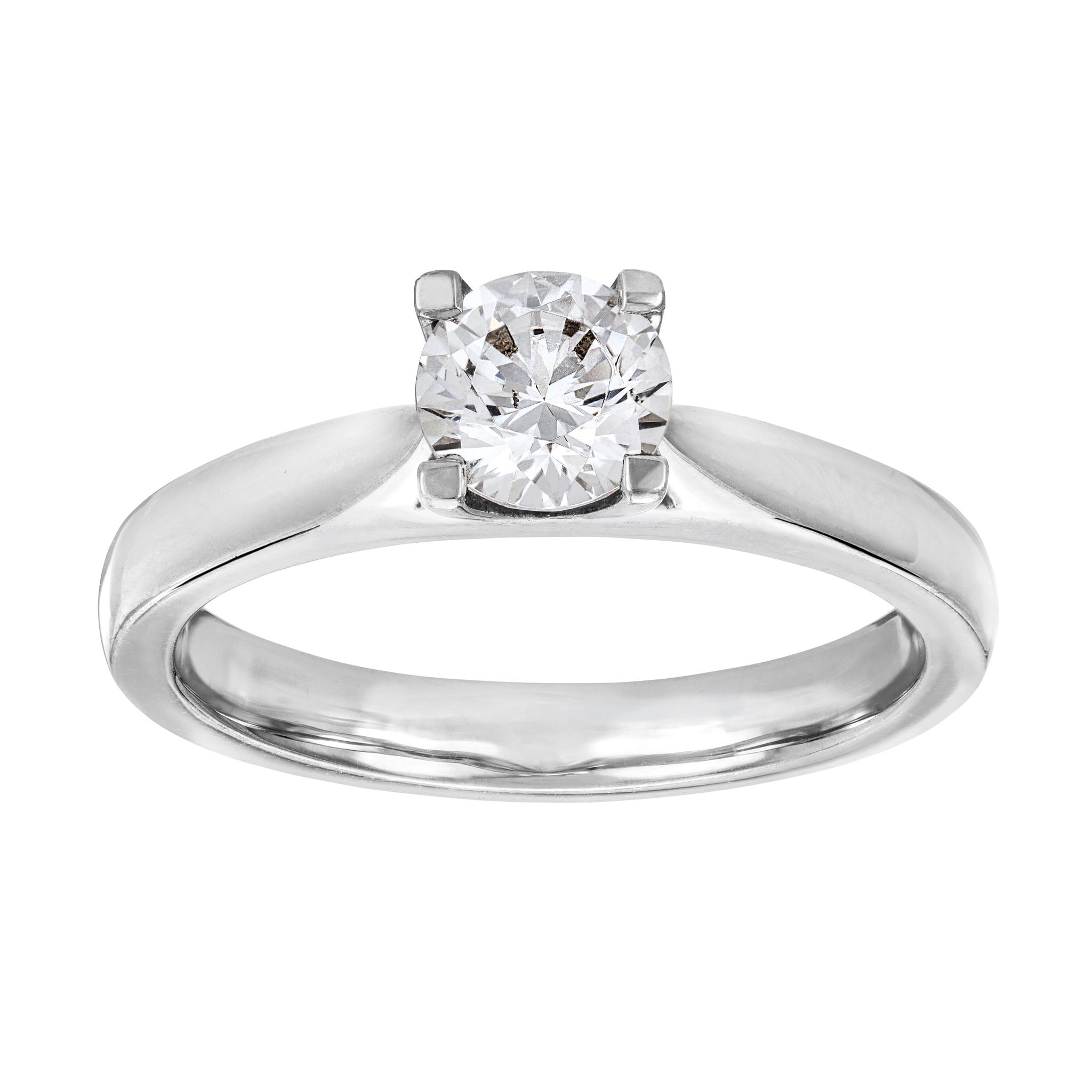 Diamantring i 18K guld, 18.5