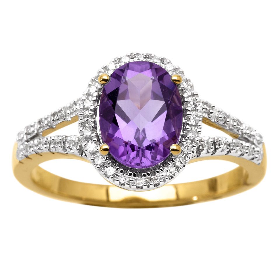 Diamantring i 18K guld, 16.0