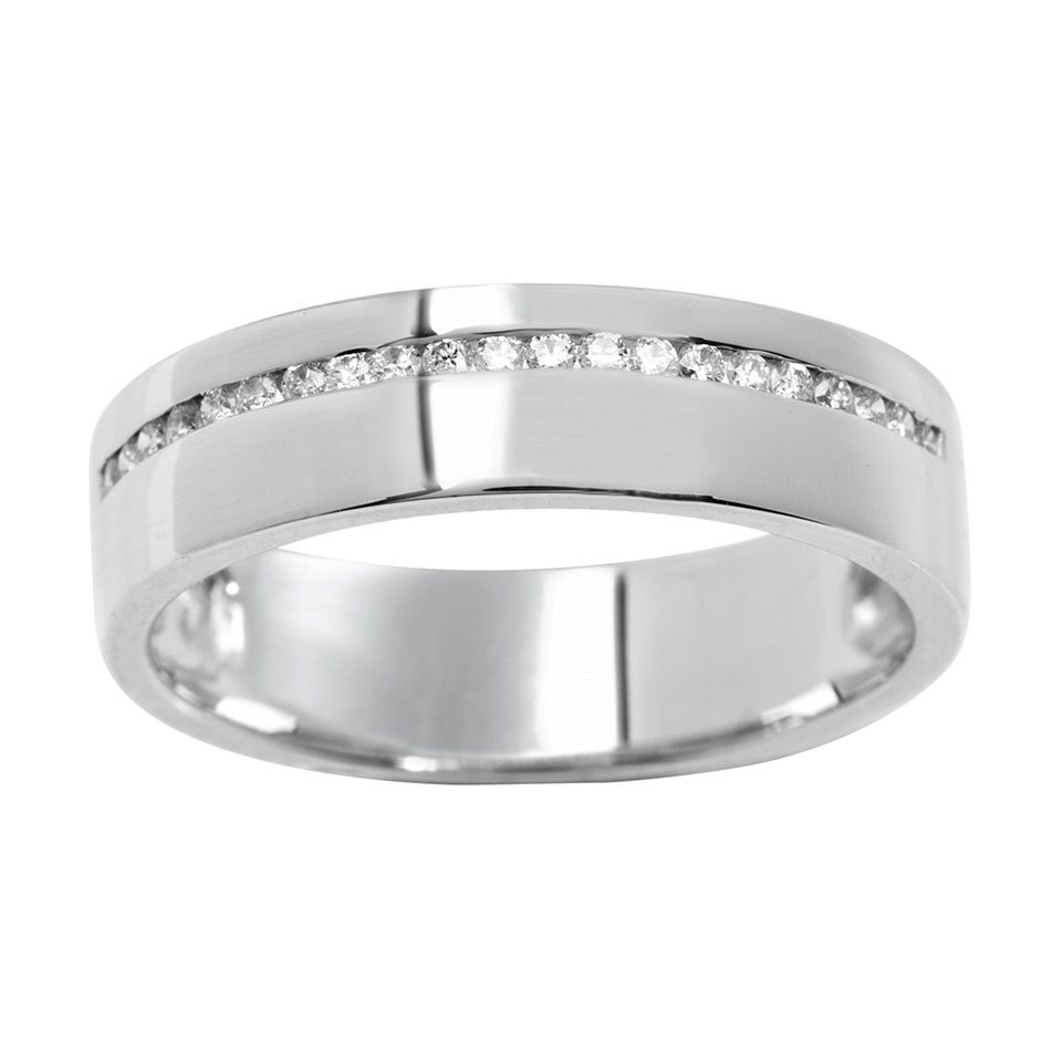 Diamantring i 18K guld, 16.5