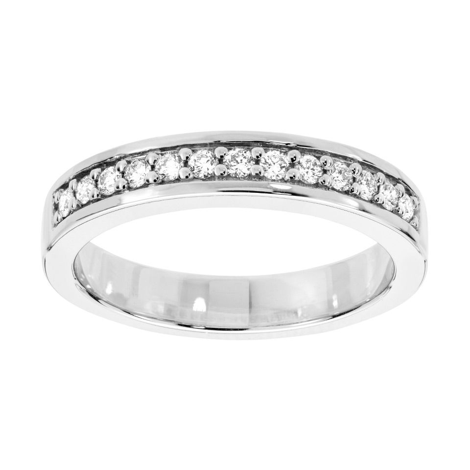 Diamantring i 18K guld, 18.5