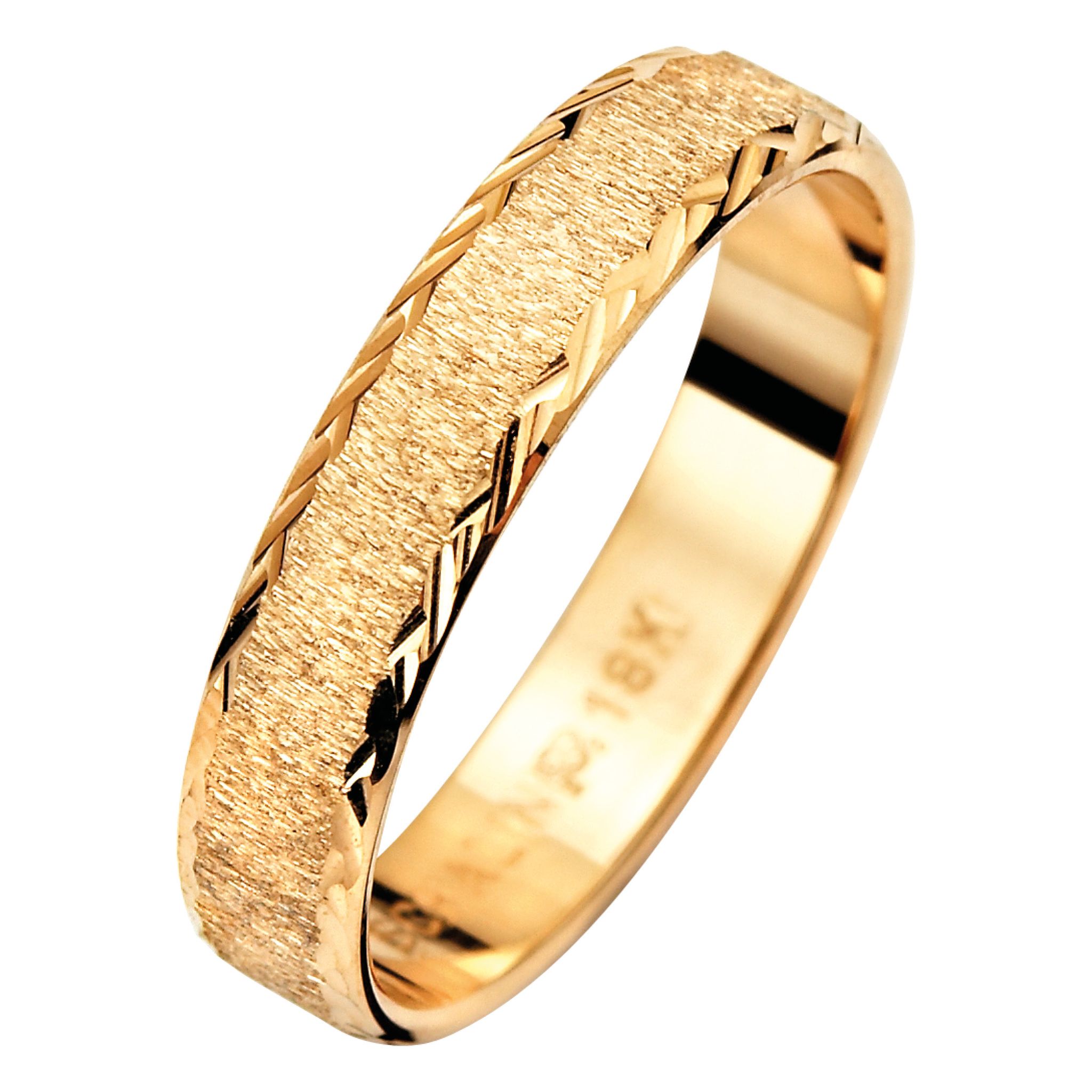 Förlovningsring i 18K guld 4mm, 58