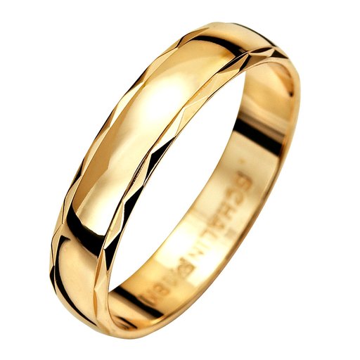 Förlovningsring i 18K guld 4mm, 76