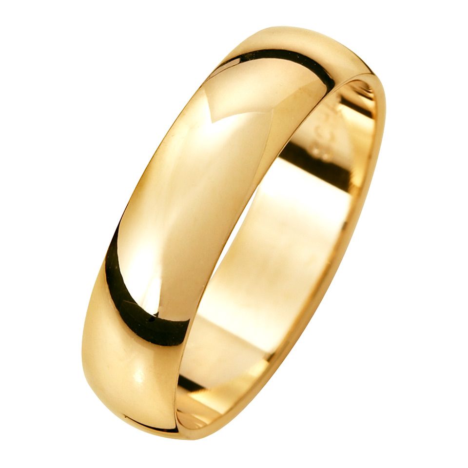 Förlovningsring i 18K guld 5mm, 70