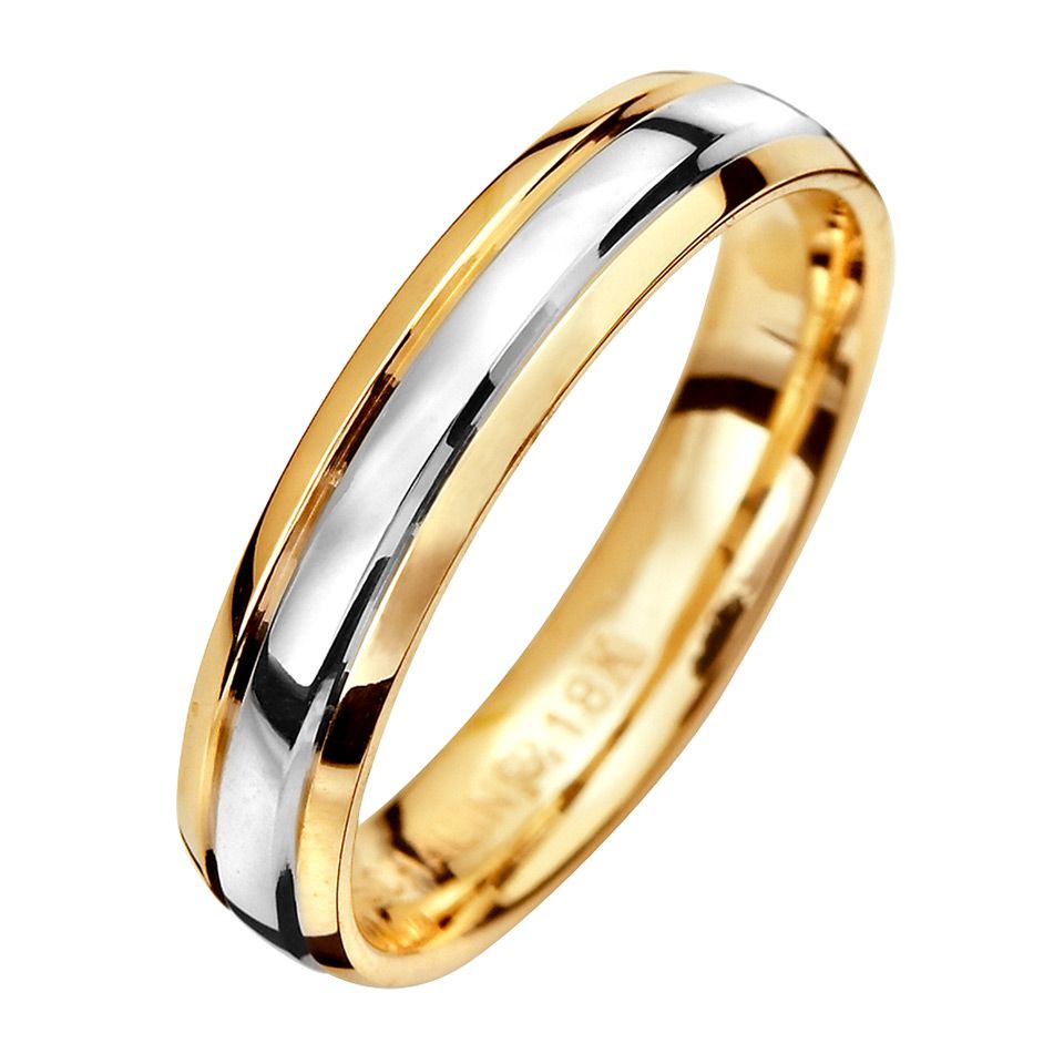 Förlovningsring i 18K guld 4mm, 49