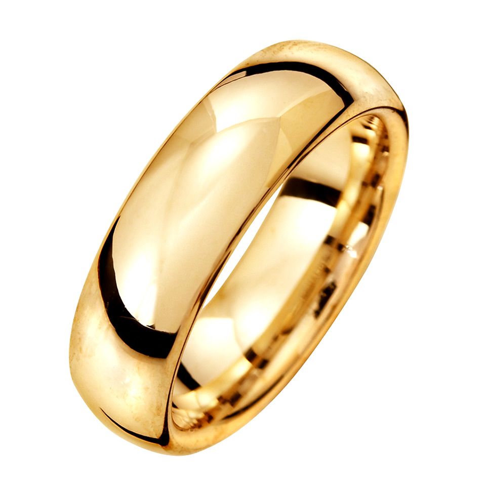 Förlovningsring i 18K guld 6mm, 62