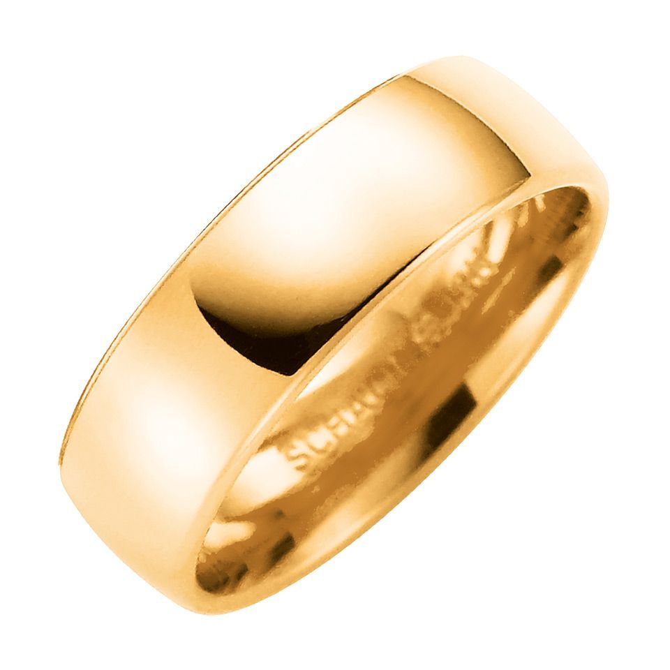 Förlovningsring i 18K guld 7mm, 60
