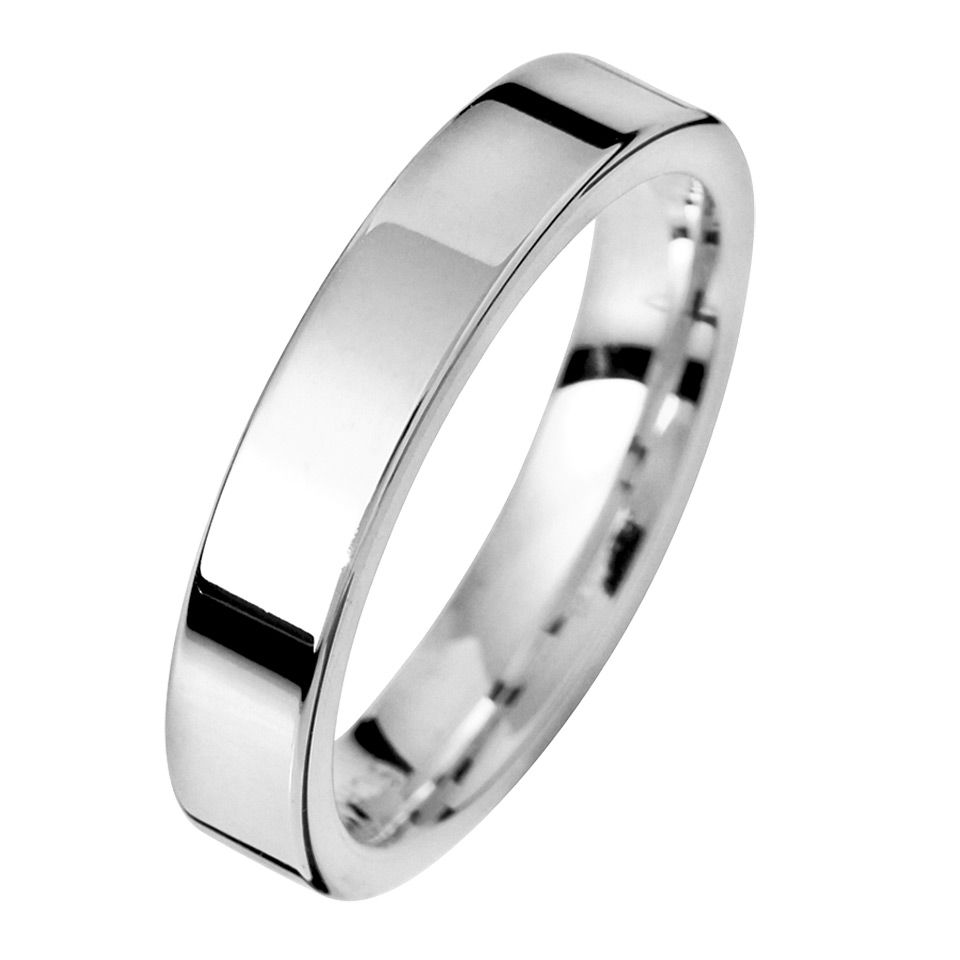 F&ouml;rlovningsring Palladium 4mm, 70