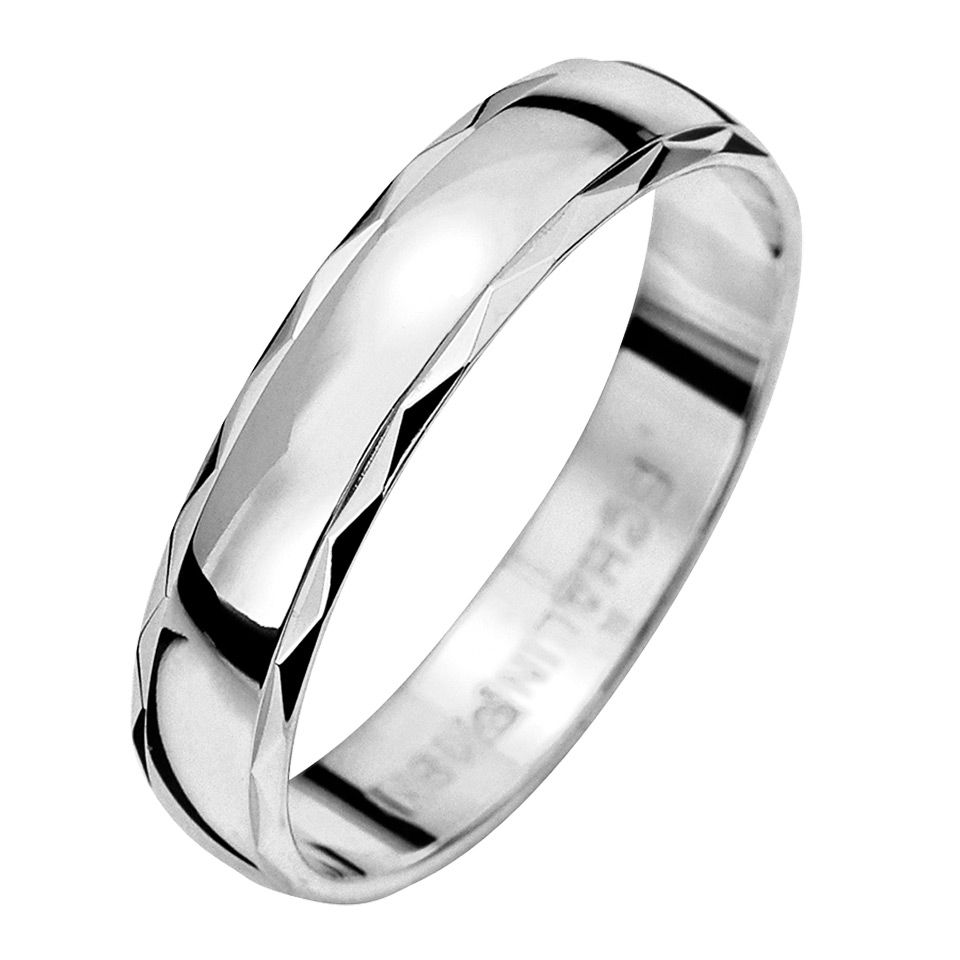 F&ouml;rlovningsring Palladium 4mm, 49