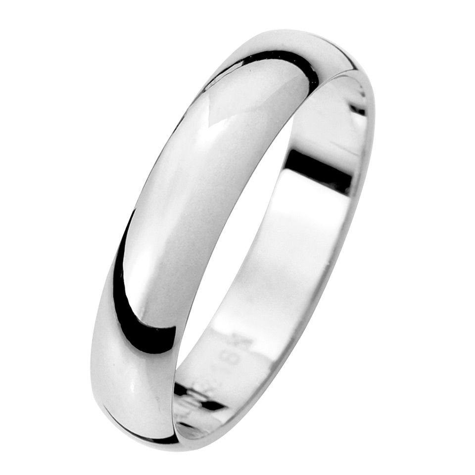 F&ouml;rlovningsring Palladium 4mm, 54