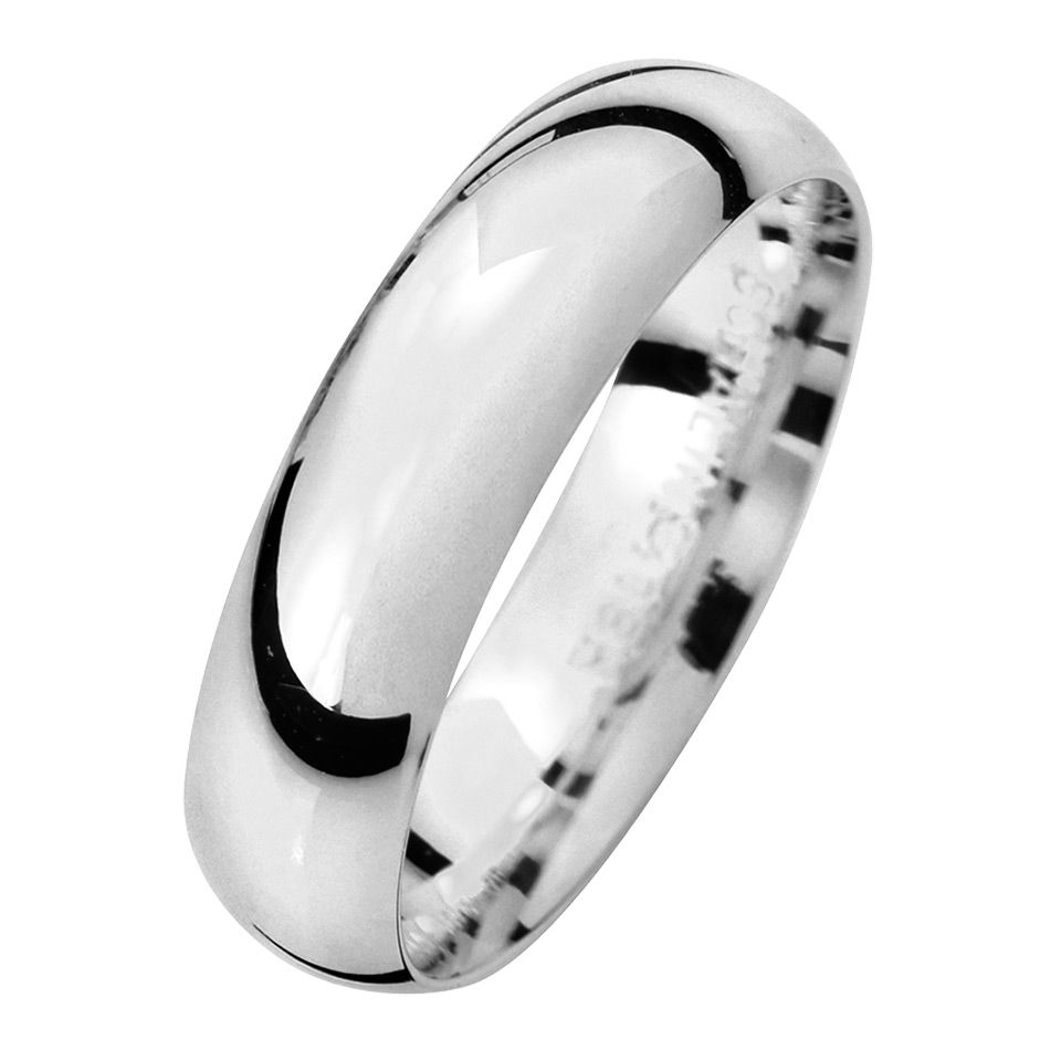 F&ouml;rlovningsring Palladium 5mm, 59