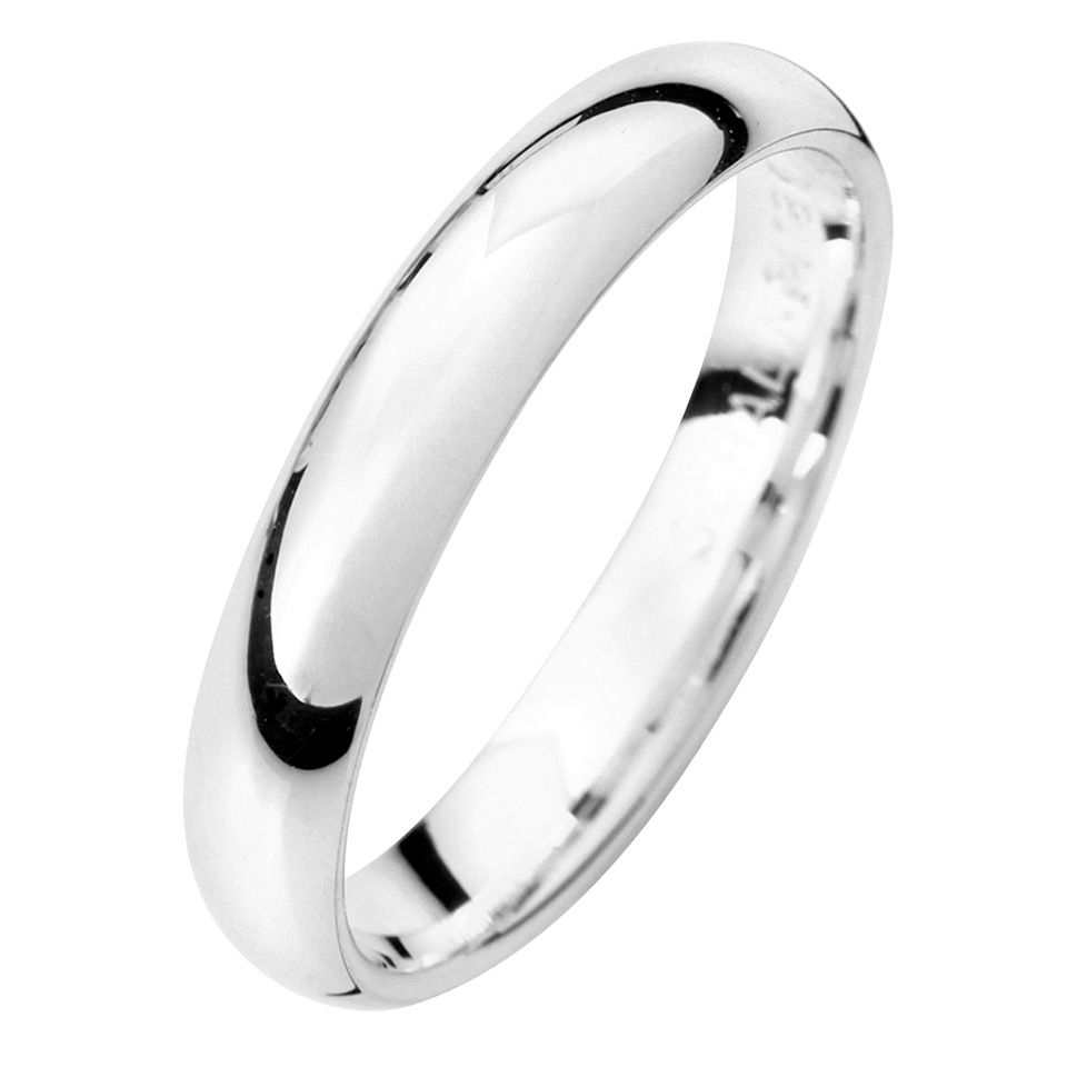 Förlovningsring i äkta silver 3,5mm från Albrekts Guld