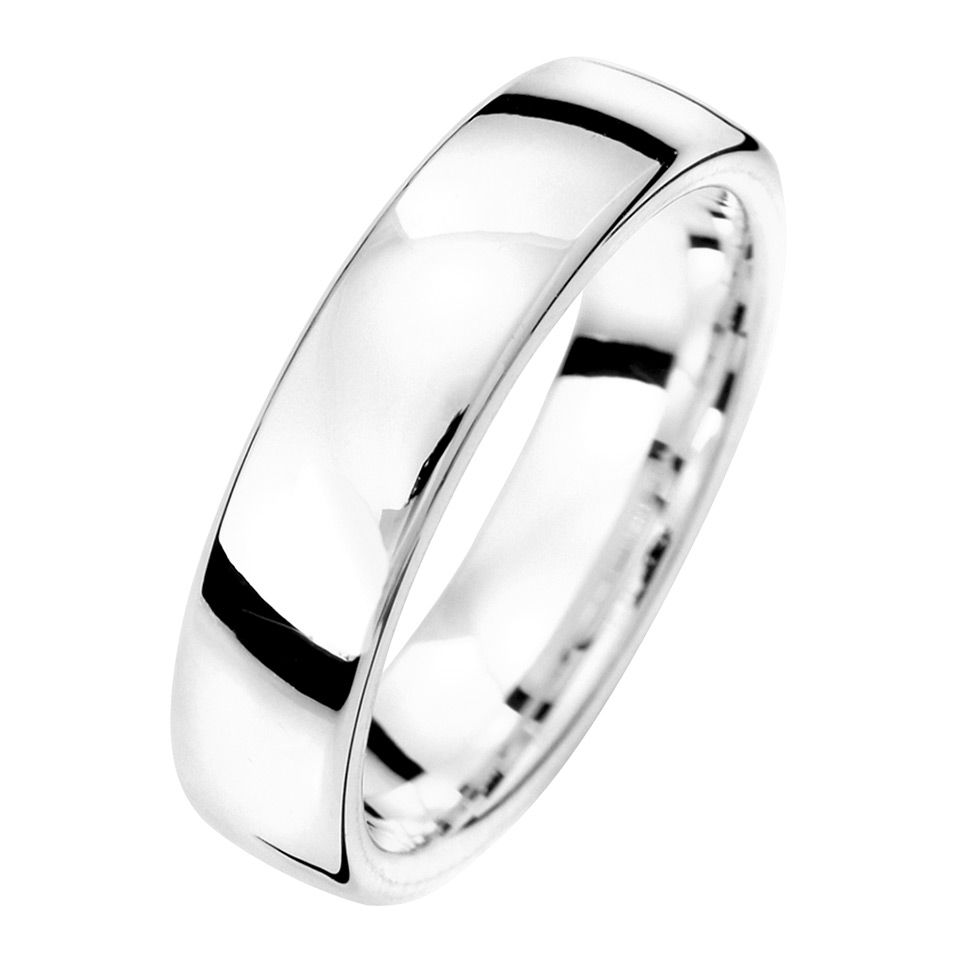 Förlovningsring i äkta silver 5mm från Albrekts Guld