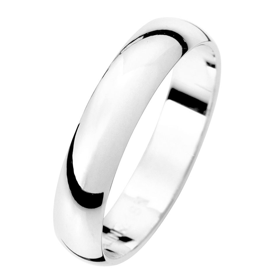 F&ouml;rlovningsring i &auml;kta silver 4mm, 65