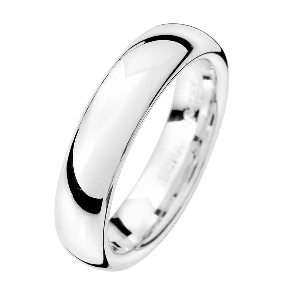 F&ouml;rlovningsring i &auml;kta silver 5mm, 74