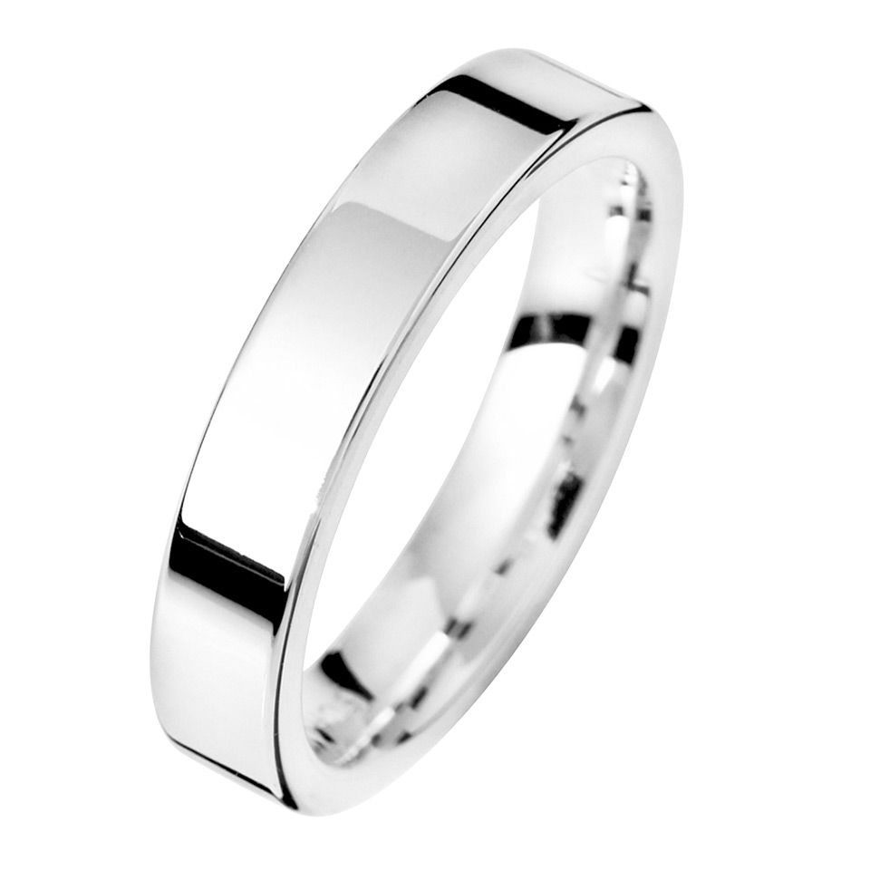 F&ouml;rlovningsring i &auml;kta silver 4mm, 44